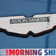 The Aston Martin Logo on a Vanquish S.